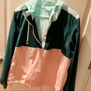 Water resistant anorak